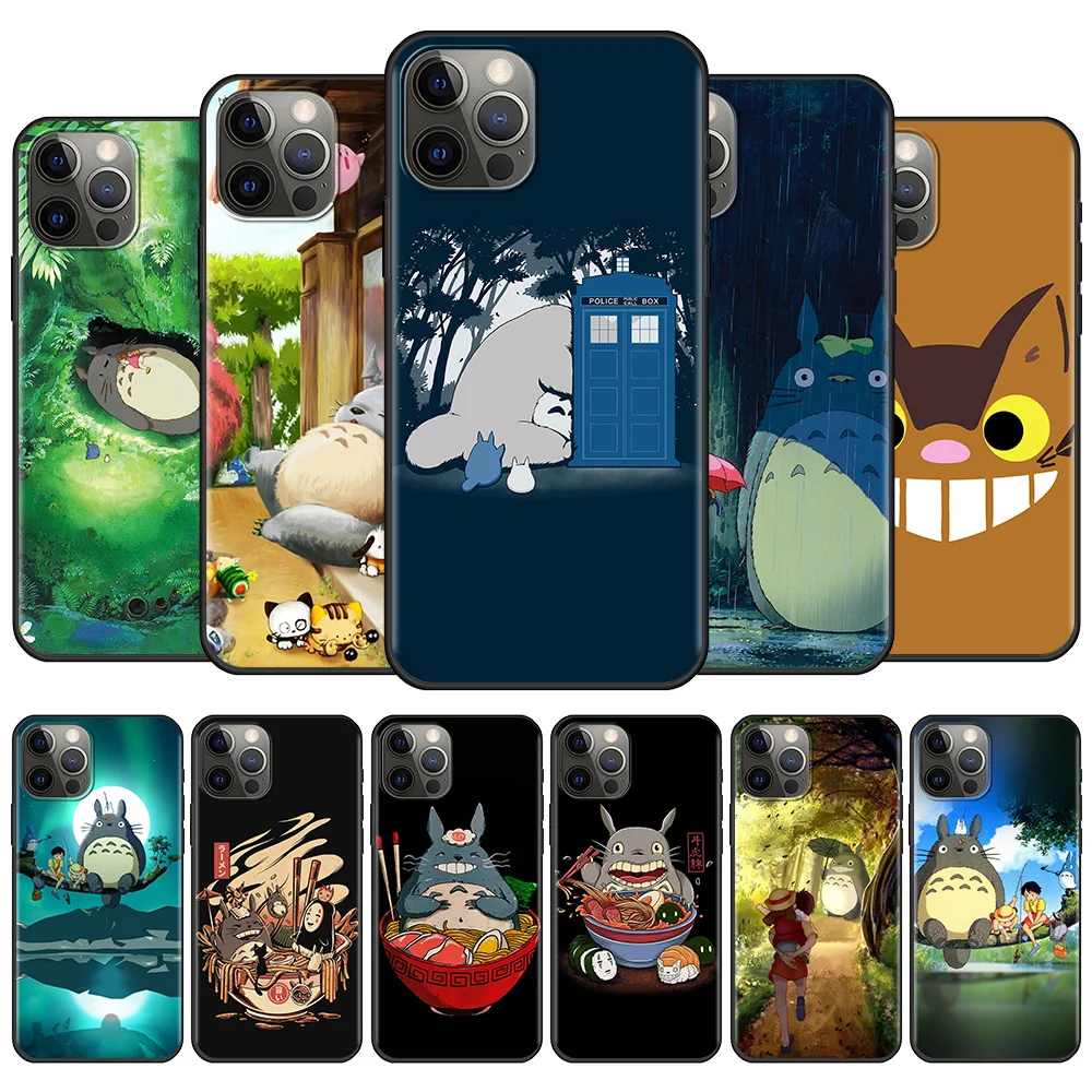 Anime My Neighbor Totoro Black Phone Case For iPhone 13 12 11 Pro Max 12 13 Mini X XS XR 6 6S 7 8 Plus 5 5S SE Silicone Fundas
Anime My Neighbor Totoro Black Phone Case For iPhone 13 12 11 Pro Max 12 13 Mini X XS XR 6 6S 7 8 Plus 5 5S SE Silicone Fundas