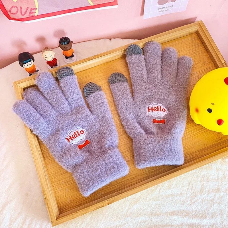 Cute Plus Velvet Thick Cartoon Winter Warm Gloves Touch Screen Gloves Girls Girls Heart Full Finger Gloves
Cute Plus Velvet Thick Cartoon Winter Warm Gloves Touch Screen Gloves Girls Girls Heart Full Finger Gloves