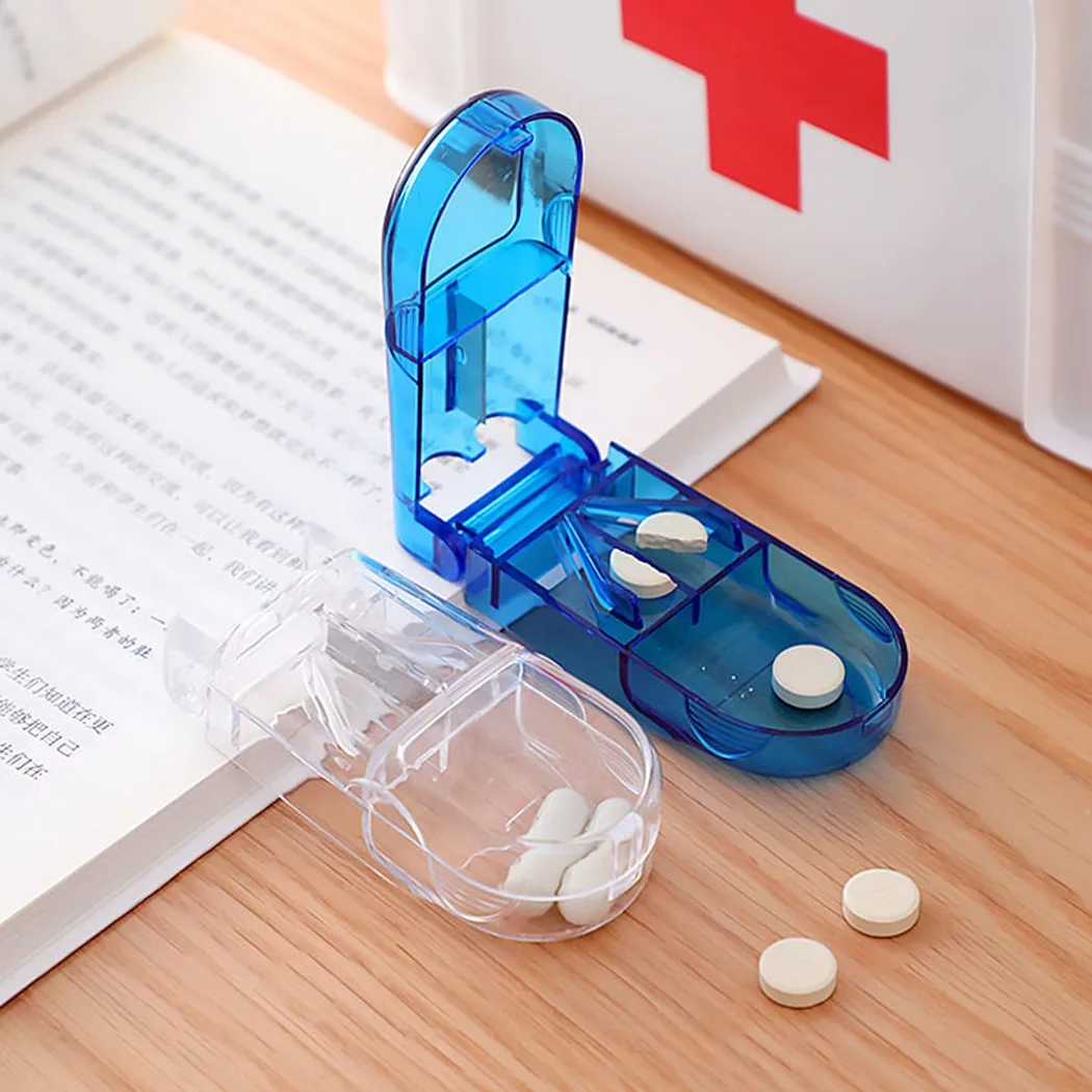 5 Pc Tablet Cutter Portable Small Medicine Box Pill Cutter Splitter Tablet Storage Medicine Drug Dose Box Divider Case 5 Pack
5 Pc Tablet Cutter Portable Small Medicine Box Pill Cutter Splitter Tablet Storage Medicine Drug Dose Box Divider Case 5 Pack