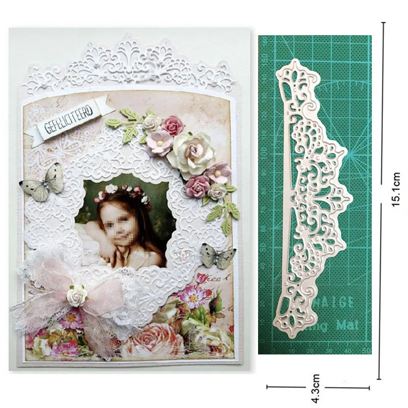 Craft dies Lace Edge Border Metal Cutting Dies Stencils dies for DIY Scrapbooking dies Paper Craft Card Making Embossing Die Cut
Craft dies Lace Edge Border Metal Cutting Dies Stencils dies for DIY Scrapbooking dies Paper Craft Card Making Embossing Die Cut