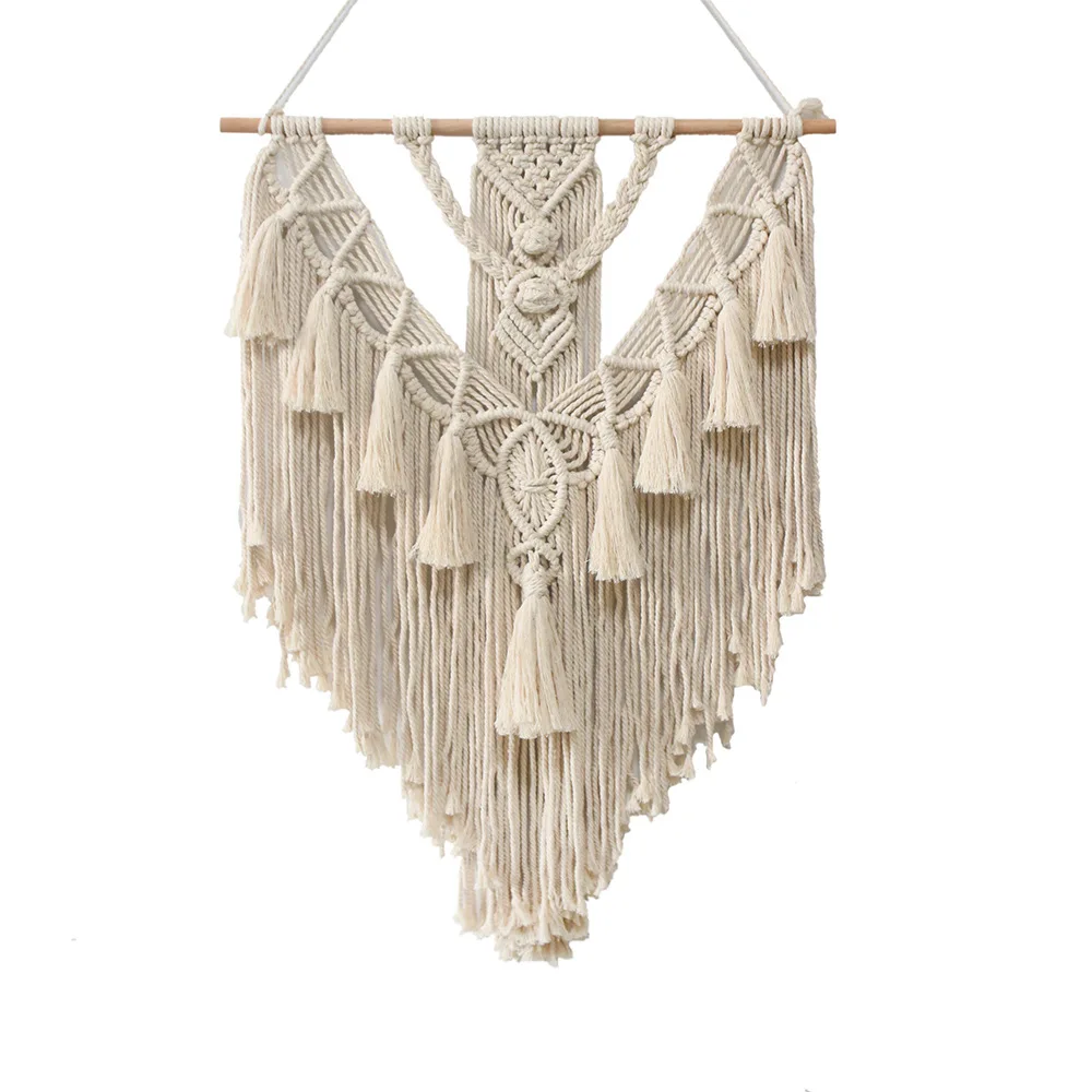 55X70cm Macrame Wall Hanging Tapestry Wall Decor Boho Style Bohemian Woven Home Decoration wholesale Drop shipping
55X70cm Macrame Wall Hanging Tapestry Wall Decor Boho Style Bohemian Woven Home Decoration wholesale Drop shipping