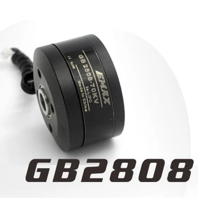 Фото Бесщеточный двигатель EMAX GB2808 70KV 100T с полым валом для 2 осевого бесщеточного