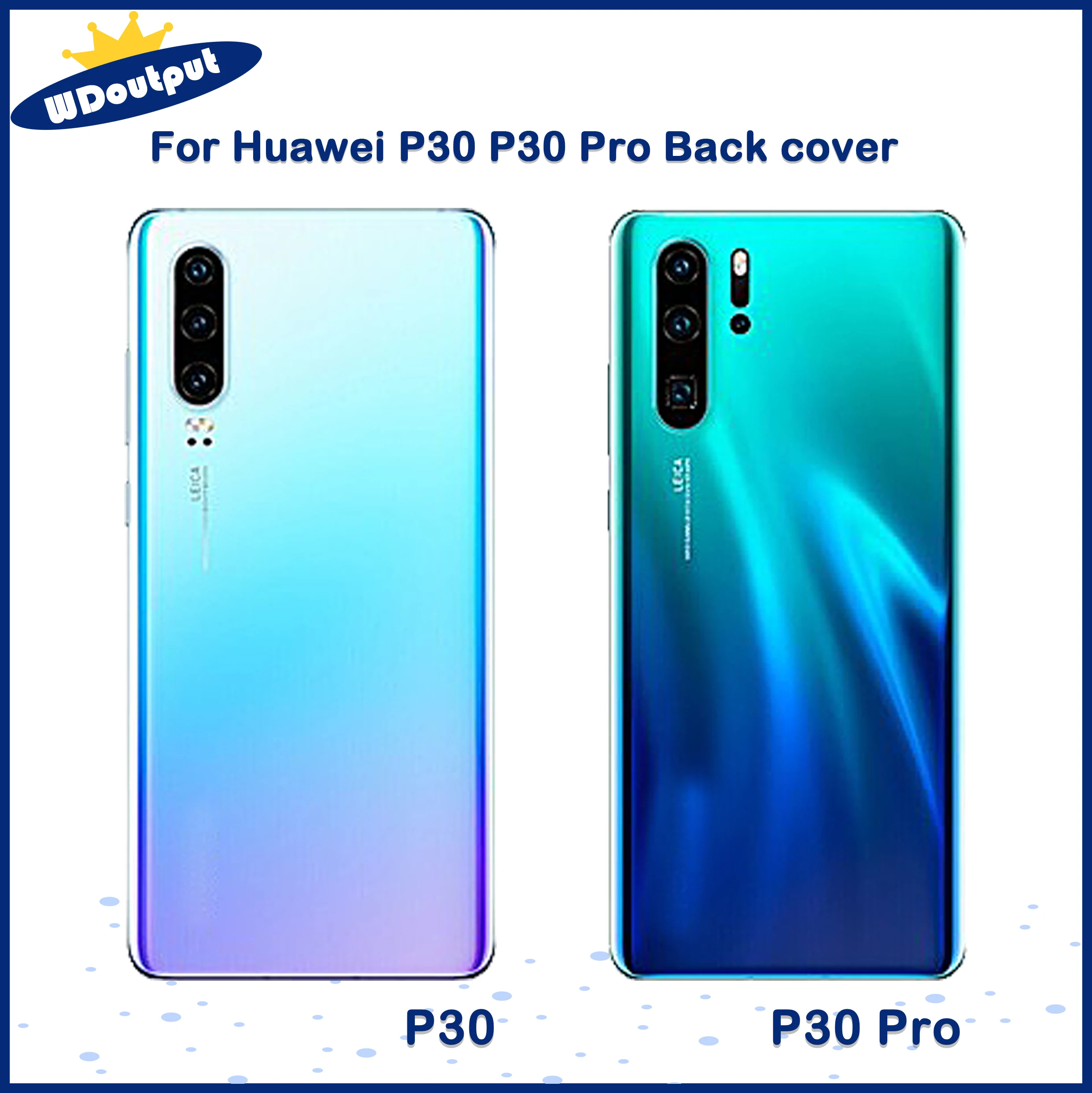 Оригинальная задняя крышка батарейного отсека для Huawei P30 Pro, Задняя стеклянная крышка батарейного отсека для Huawei P30
Оригинальная задняя крышка батарейного отсека для Huawei P30 Pro, Задняя стеклянная крышка батарейного отсека для Huawei P30
