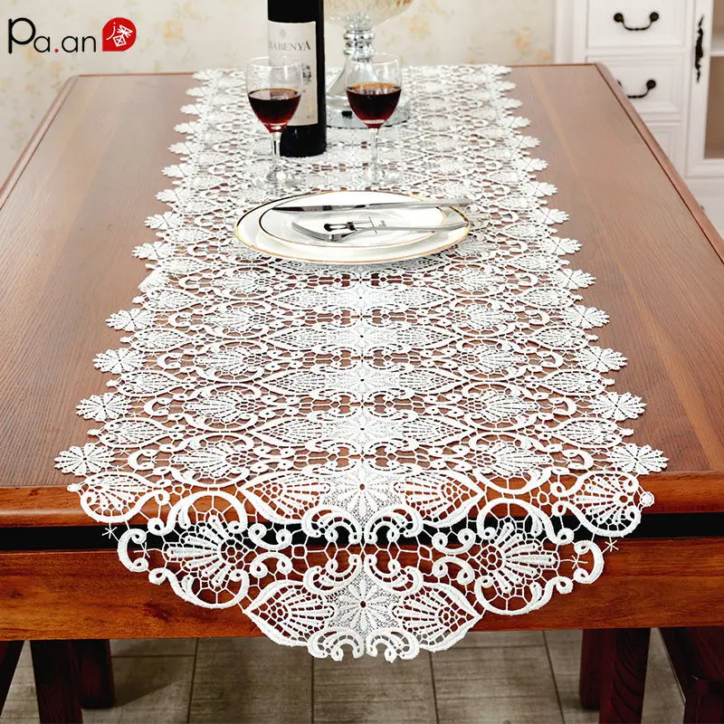 Table Runner European-style Embroidery TV Cabinet Cover Coffee Table Drawers Lace Long Table Cloth Living Room Decorative Mat
Table Runner European-style Embroidery TV Cabinet Cover Coffee Table Drawers Lace Long Table Cloth Living Room Decorative Mat
