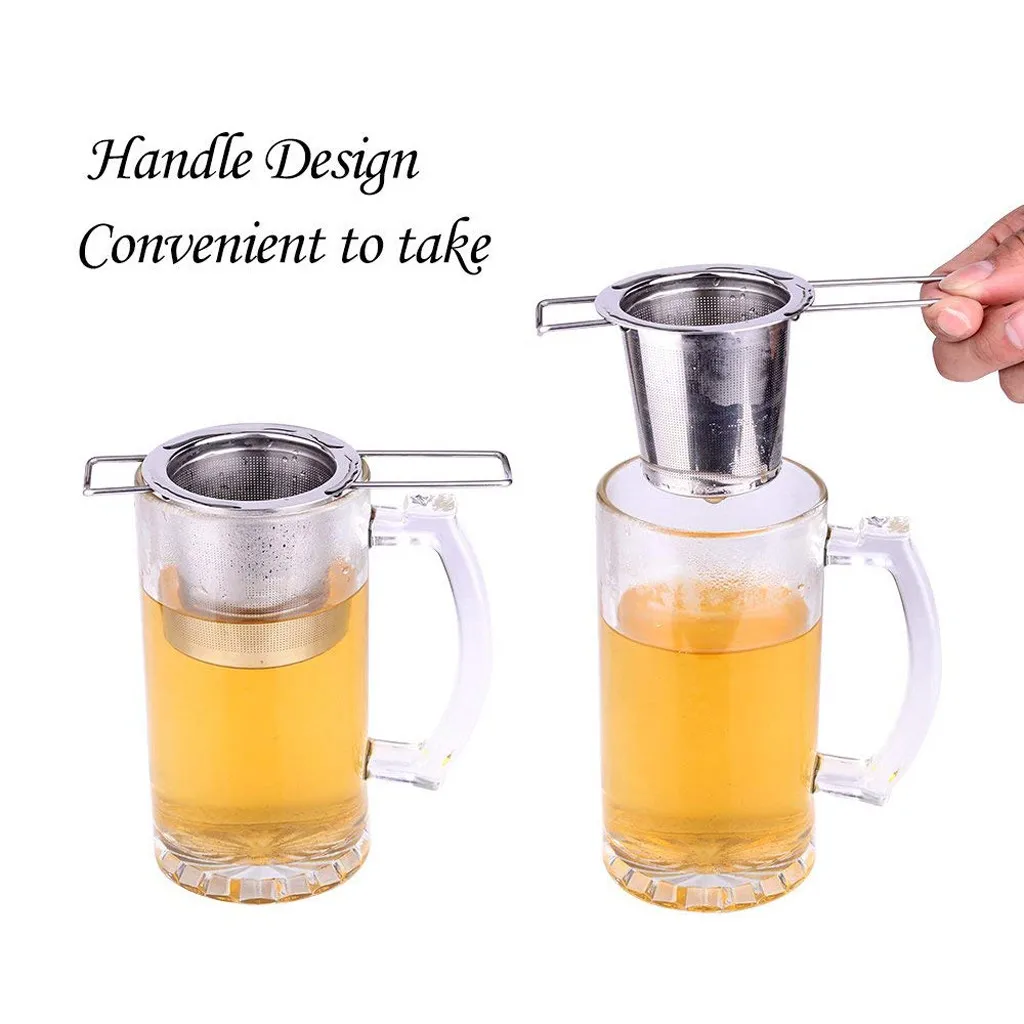304 Stainless Steel Tea Leak With Cover Filter Grid Binaural Metal Tea Leak Coffee Leak Tea Filter Stalk Net Leak Strainer #Z
304 Stainless Steel Tea Leak With Cover Filter Grid Binaural Metal Tea Leak Coffee Leak Tea Filter Stalk Net Leak Strainer #Z