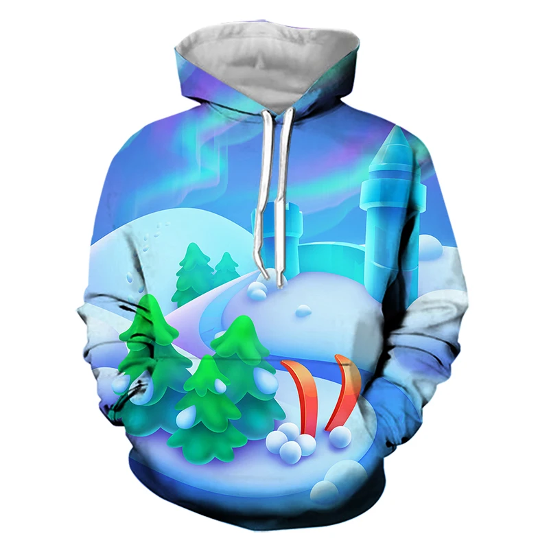 

2021 New 3D Printing Style Men Hoodies Fashionable with 3D Planet Print Men's Funny Hoodies Hooded Oversized S-7XL