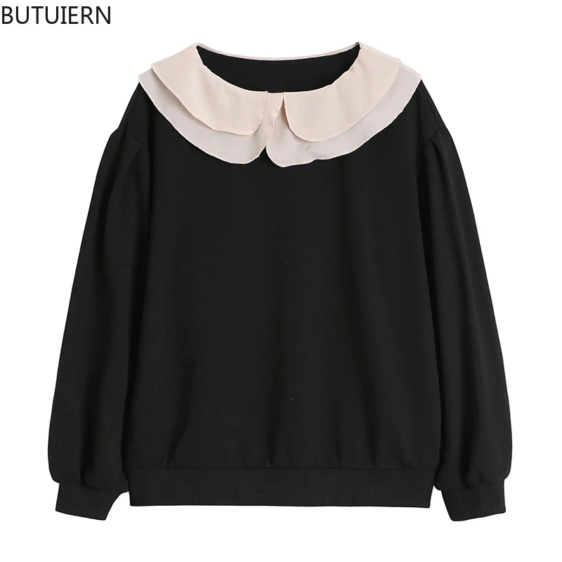 Black Blouses And Shirts For Woman 2021 Loose Rok Chiffon Long Sleeve Stylish OL Double-Layer Tops Ladies Casual Pullover Blusas
Black Blouses And Shirts For Woman 2021 Loose Rok Chiffon Long Sleeve Stylish OL Double-Layer Tops Ladies Casual Pullover Blusas