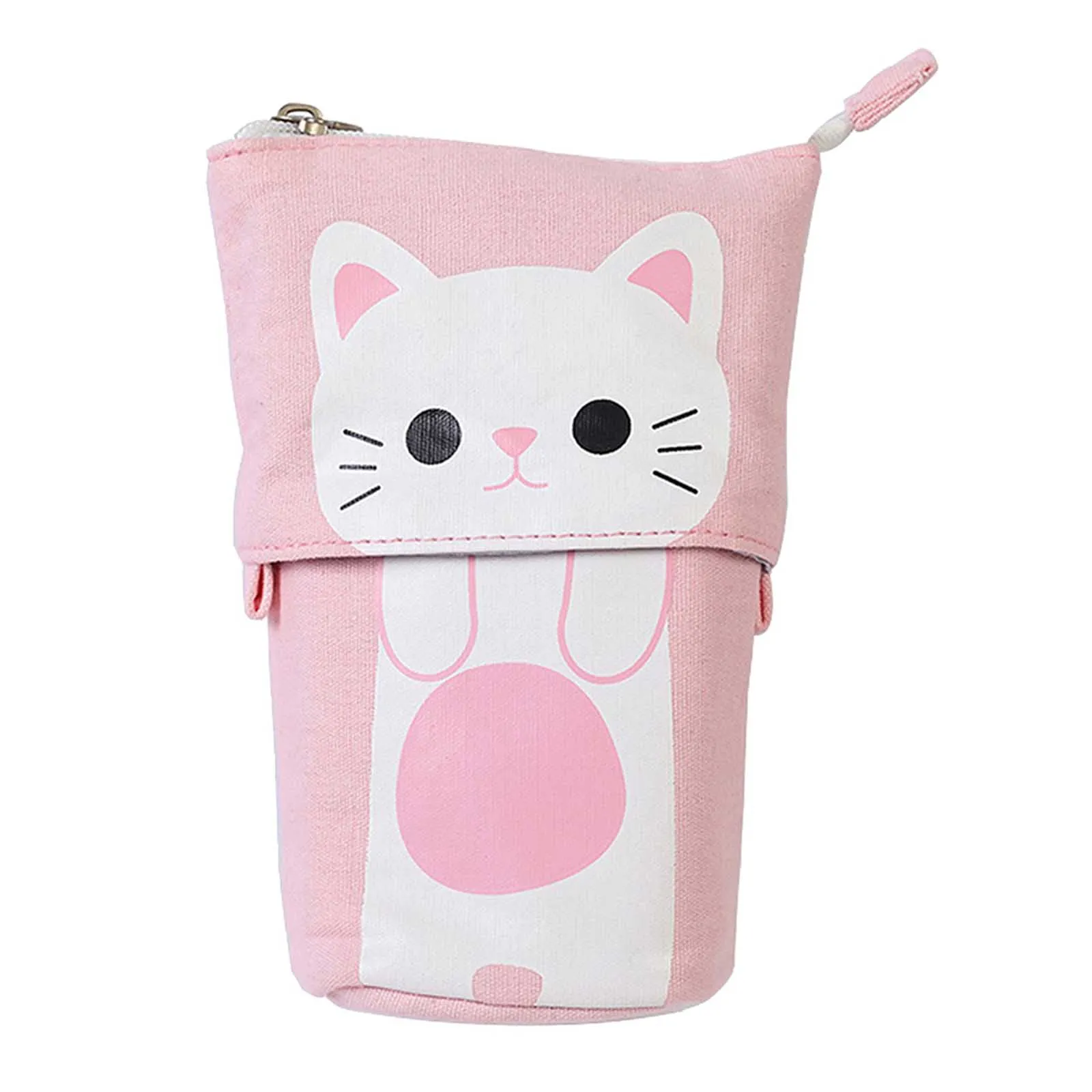 Mutifunctional Stand Up Pencil Holder Telescopic Pencil Bags Case Storage Box Stationery Pouch Bags DJA88