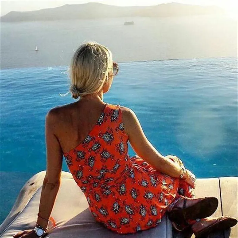 Women Dress 2020 Sleeveless Holiday One Shoulder Formal Dress Loose Club Maxi Dresses Summer Vestidos Robe Femme Elegant Clothes 
Women Dress 2020 Sleeveless Holiday One Shoulder Formal Dress Loose Club Maxi Dresses Summer Vestidos Robe Femme Elegant Clothes