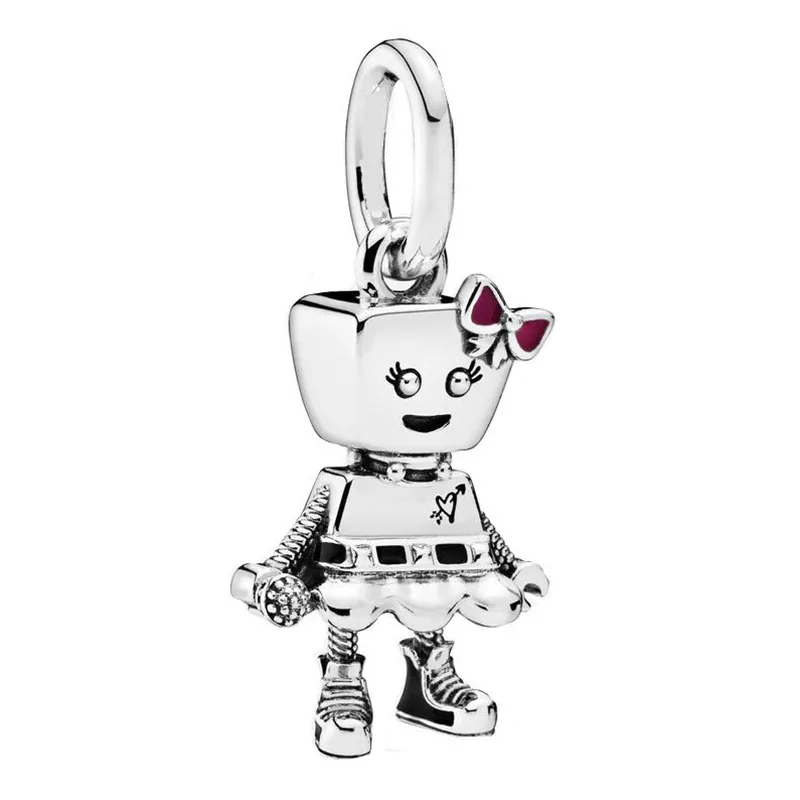 100% 925 Sterling Silver Punk Band Little Bella Unicorn Bruno Pendant Fit Pandora Women Bracelet & Necklace Diy Jewelry
100% 925 Sterling Silver Punk Band Little Bella Unicorn Bruno Pendant Fit Pandora Women Bracelet & Necklace Diy Jewelry