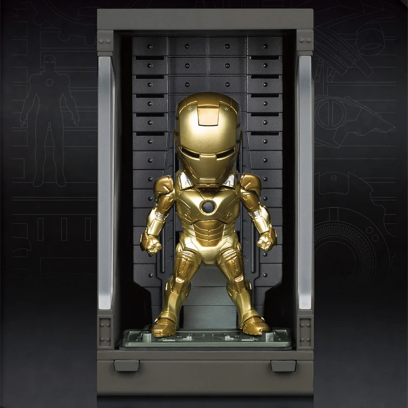 

Beast kingdom Avengers Age of Ultron Golden Limited Marvel Iron 3 Man Armor garage Garage Kits Model Kits Collecting gift toys