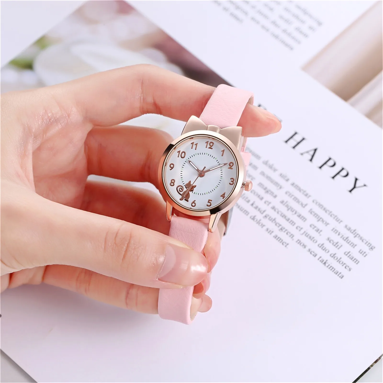Minimalist Fashion With Leather Band Dial Women's Quartz Watch Gift Watch Comfortable Wearing Experience
Minimalist Fashion With Leather Band Dial Women's Quartz Watch Gift Watch Comfortable Wearing Experience