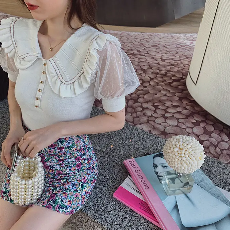 Women T-shirts Leaf-day Mouths Women Summer Short Mouths T-shirt Women Edge Small Shirt Crop Top Mujer T-shirts 
Women T-shirts Leaf-day Mouths Women Summer Short Mouths T-shirt Women Edge Small Shirt Crop Top Mujer T-shirts