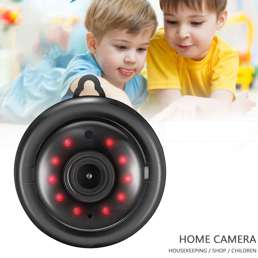 Беспроводная мини камера с разрешением 1080P IP HD Wi Fi радионяня домашнее наблюдение