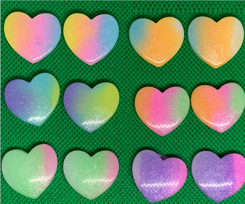 Resin Gradient Heart Accessories Flatback Cabochon Embellishments For Scrapbooking Kawaii Cute Diy Accessories
Resin Gradient Heart Accessories Flatback Cabochon Embellishments For Scrapbooking Kawaii Cute Diy Accessories