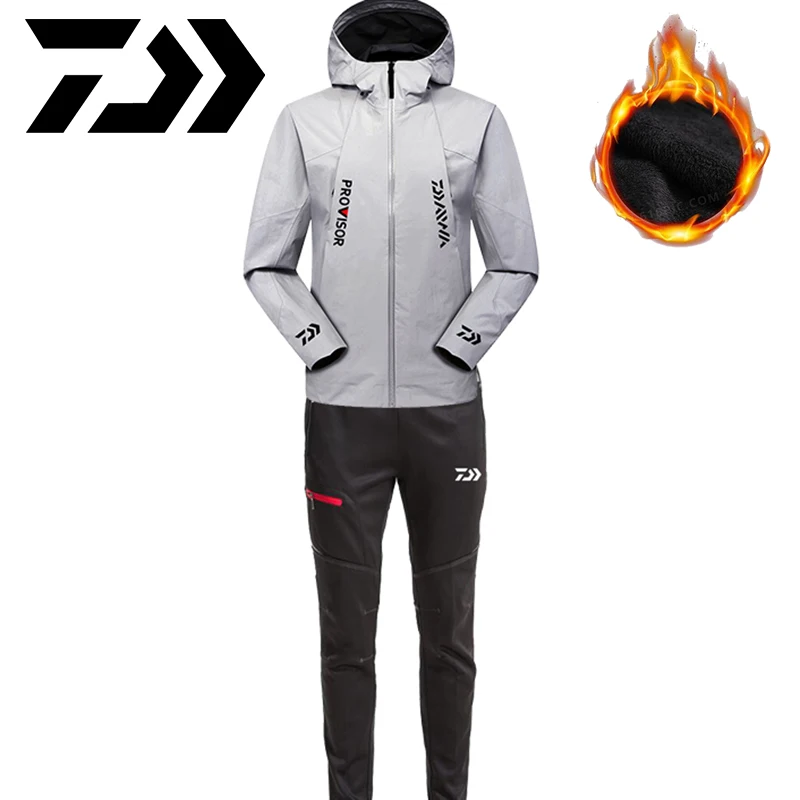 New Daiwa Fishing Jacket Autumn Winter Fleece Warm Fishing Clothes Waterproof Breathable Daiwa Fishing Soft Shell Jacket Pant
New Daiwa Fishing Jacket Autumn Winter Fleece Warm Fishing Clothes Waterproof Breathable Daiwa Fishing Soft Shell Jacket Pant