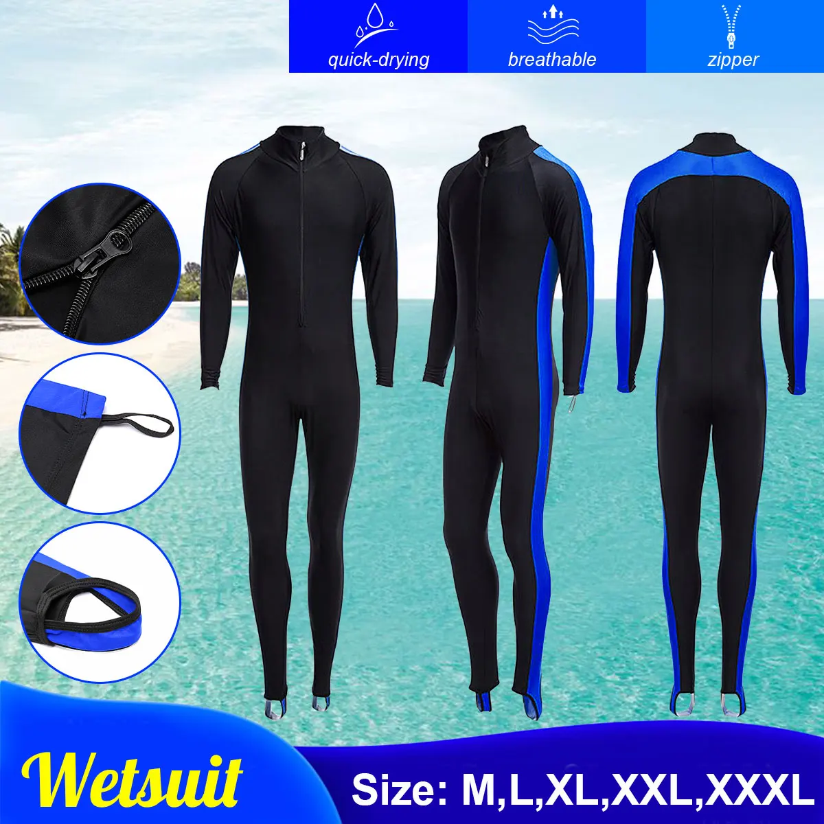 Unisex Full Body Diving Suit Men Women Scuba Diving Wetsuit Swimming Surfing UV Protection Snorkeling Spearfishing Wet Suit
Unisex Full Body Diving Suit Men Women Scuba Diving Wetsuit Swimming Surfing UV Protection Snorkeling Spearfishing Wet Suit