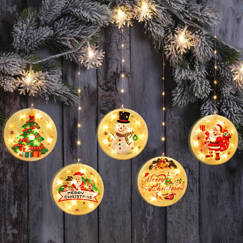 Christmas Lantern LED Light String Color Painting Hanging Light Decorative Light Color Printing Curtain Light
Christmas Lantern LED Light String Color Painting Hanging Light Decorative Light Color Printing Curtain Light