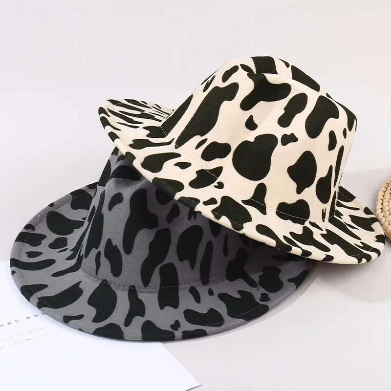 Men Felt Fedora Hats Jazz Cap Women Fall Winter Outdoor Keep Warm Leopard Print Sunscreen Sunbonnet Hat Fashion Retro Panama Cap
Men Felt Fedora Hats Jazz Cap Women Fall Winter Outdoor Keep Warm Leopard Print Sunscreen Sunbonnet Hat Fashion Retro Panama Cap