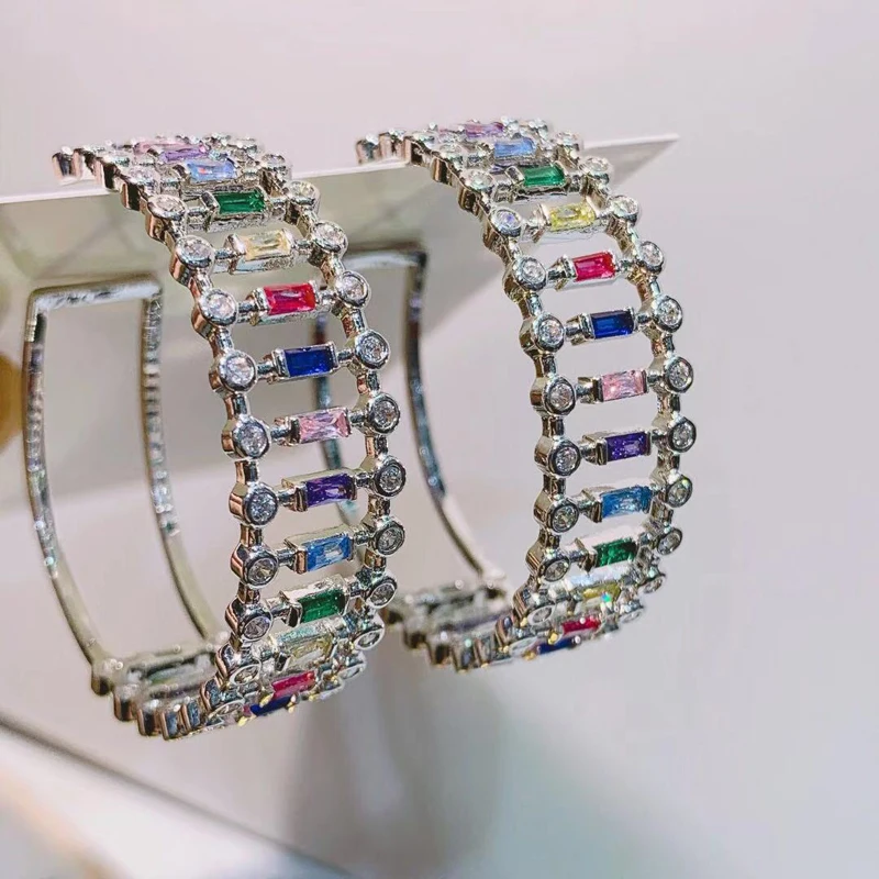 Be 8 Luxury Bamboo Knot Cubic Zircon Statement Big Hoop Earrings For Women Wedding DUBAI Bridal Round Circle Hoop Earrings E885
Be 8 Luxury Bamboo Knot Cubic Zircon Statement Big Hoop Earrings For Women Wedding DUBAI Bridal Round Circle Hoop Earrings E885