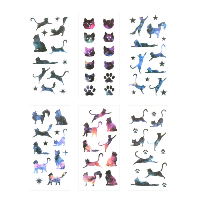 6pcs/lot Cute Sky Cats Cartoon Animals Decoration Sticker Paper Cartoon Stickers Diary Sticker Scrapbook Stationery Stickers
6pcs/lot Cute Sky Cats Cartoon Animals Decoration Sticker Paper Cartoon Stickers Diary Sticker Scrapbook Stationery Stickers