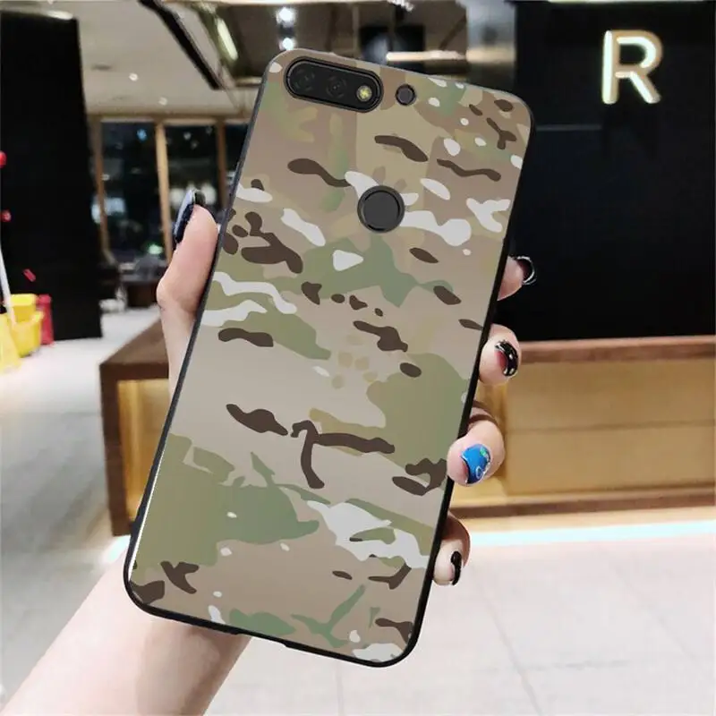 Камуфляжный армейский чехол для телефона Huawei Honor 10X lite 7C 7A 8X 9X 8A 20lite 10lite 10i 8C 7X 8S 20S 9S
