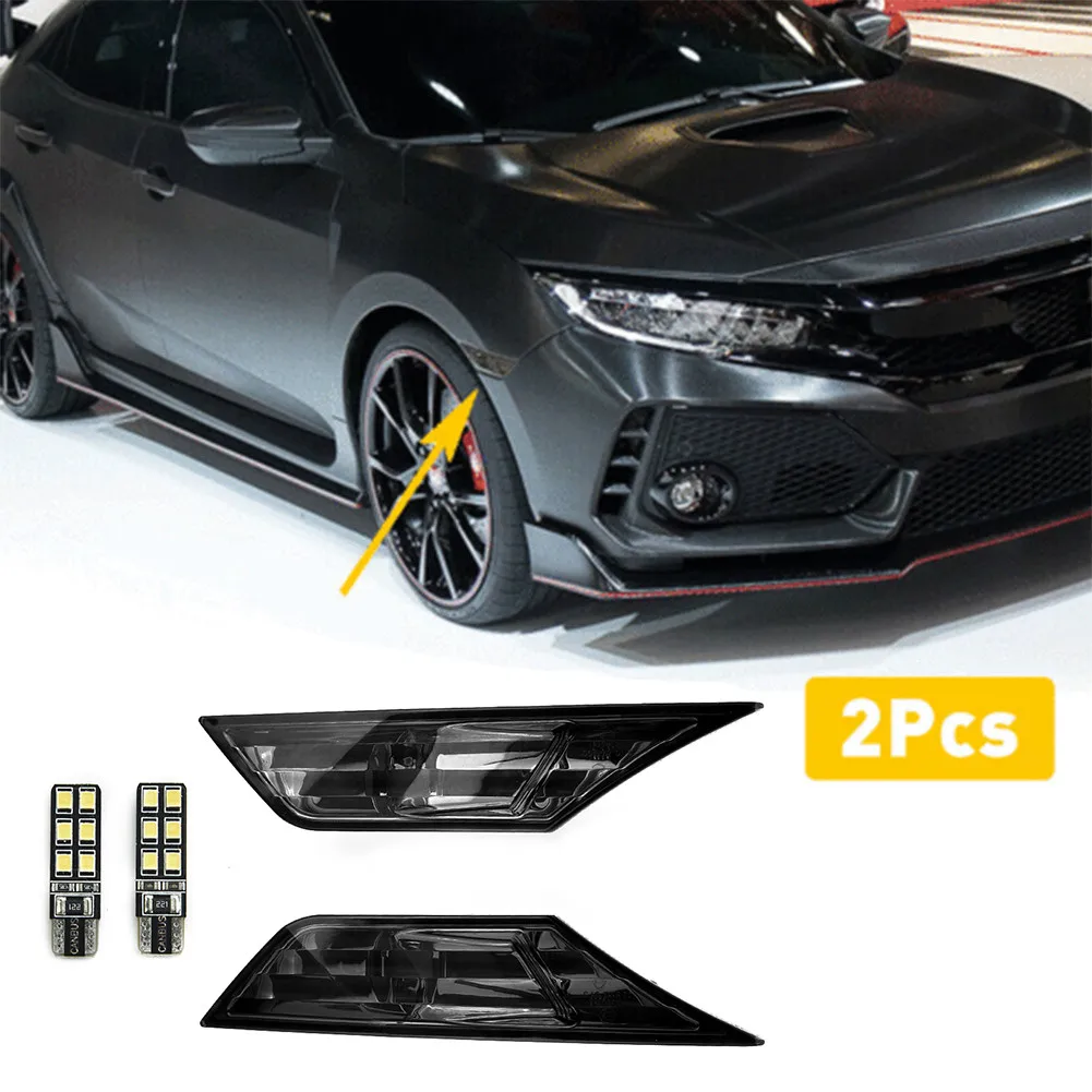 

Car Daytime Running Auto Flowing Turn Signal Light For Honda Civic 2016-2021 Width Light Modified Black With LED Bulb