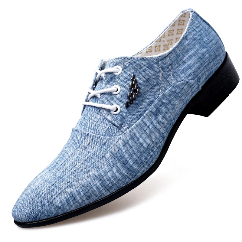 Mens Dress Shoes Leather Wedding Canvas Casual Flats Formal Men Loafers Chaussures Hommes Men's Formal Shoes
Mens Dress Shoes Leather Wedding Canvas Casual Flats Formal Men Loafers Chaussures Hommes Men's Formal Shoes
