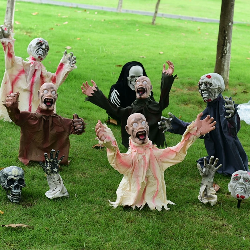 Electronic Ground Plug Sound Voice Control Swing Body Ghost Horror Props Halloween Outdoor Garden Haunted House Decor
Electronic Ground Plug Sound Voice Control Swing Body Ghost Horror Props Halloween Outdoor Garden Haunted House Decor