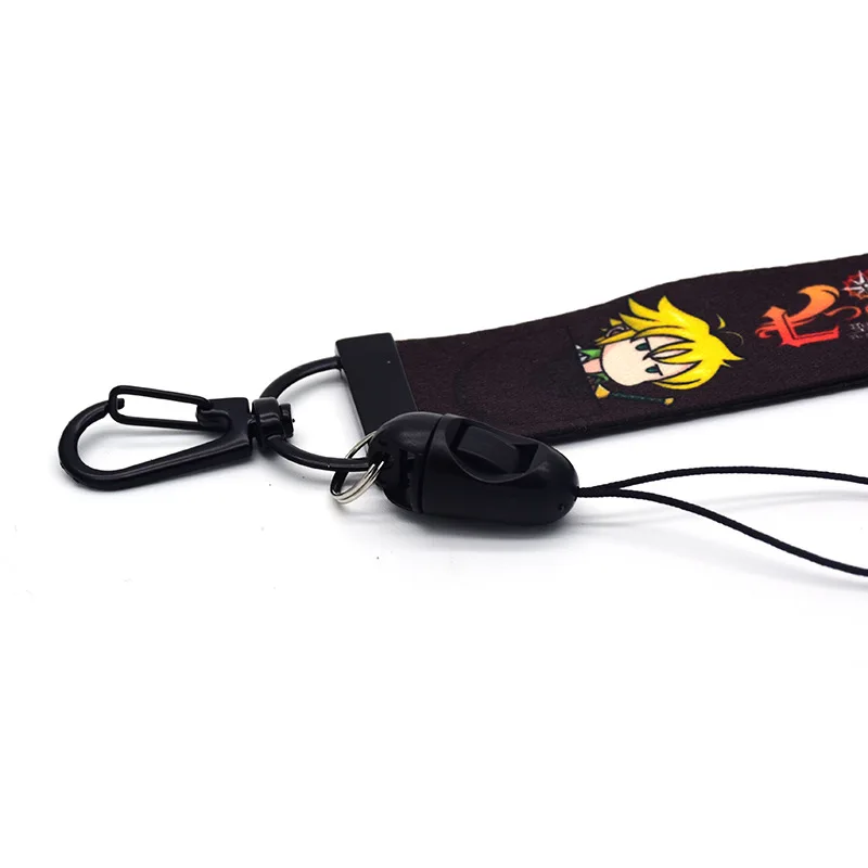 Аниме The Seven Deadly Sins Lanyard брелок Nanatsu no Taizai Мобильный телефон Веревка ID шнурок для