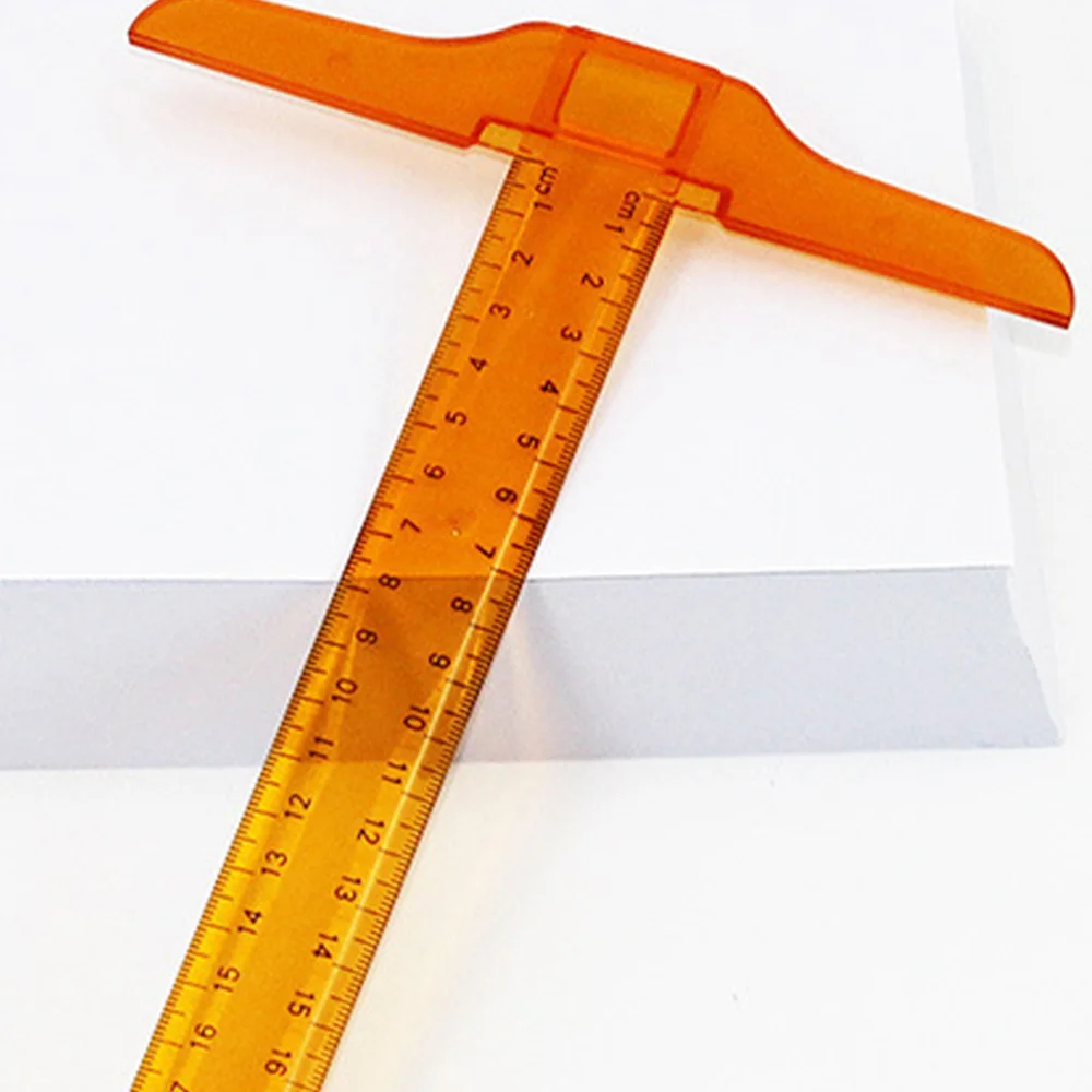 2PCS 30cm T-Square Double Side Scale T Shape Ruler Measuring Tool for Drafting and General Layout Work - inch/cm (Orange
2PCS 30cm T-Square Double Side Scale T Shape Ruler Measuring Tool for Drafting and General Layout Work - inch/cm (Orange