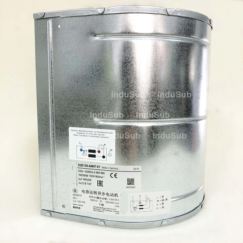 Germany ebm original 230V D2E133-AM47-01/A01 Emerson inverter fan double inlet centrifugal fan
Germany ebm original 230V D2E133-AM47-01/A01 Emerson inverter fan double inlet centrifugal fan