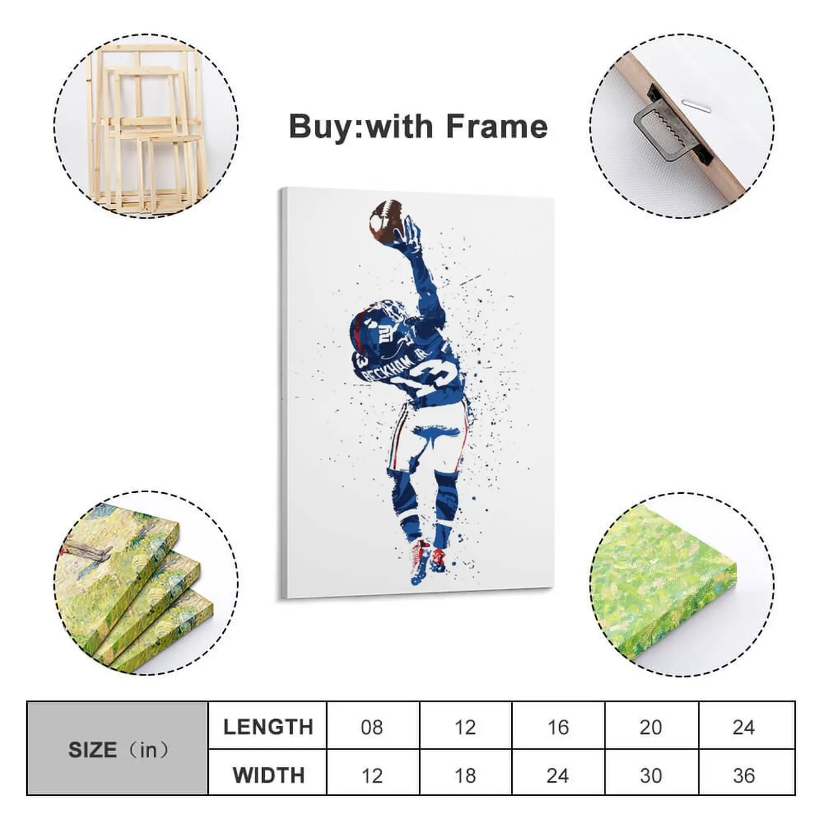 Decor Odell Beckham Jr. 13 Print Painting Canvas Hang A Picture for Living Room Wall Room Posters With Frame Modern Home
Decor Odell Beckham Jr. 13 Print Painting Canvas Hang A Picture for Living Room Wall Room Posters With Frame Modern Home