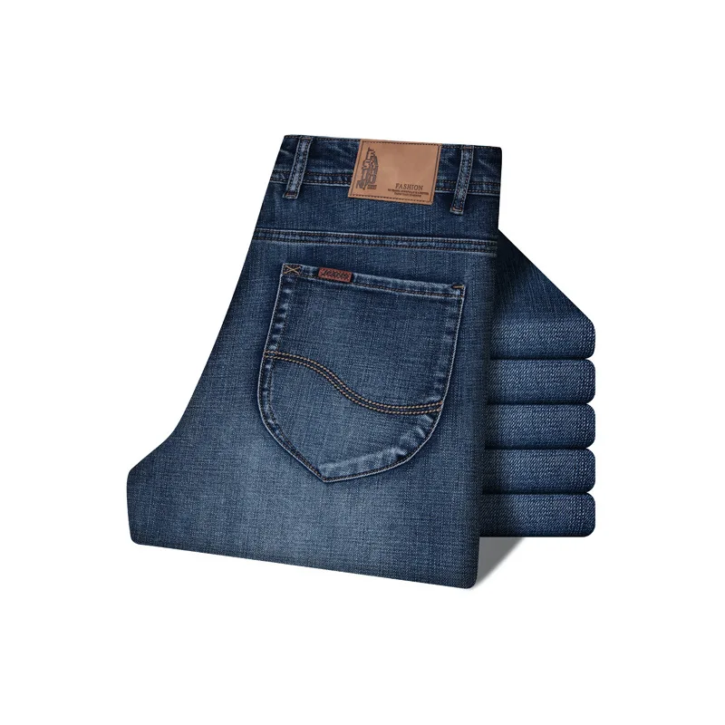 Luren Spring Men's Jeans Men's Straight Stretch Slim Fit Clothes Business Casual All-match Denim Thick
Luren Spring Men's Jeans Men's Straight Stretch Slim Fit Clothes Business Casual All-match Denim Thick
