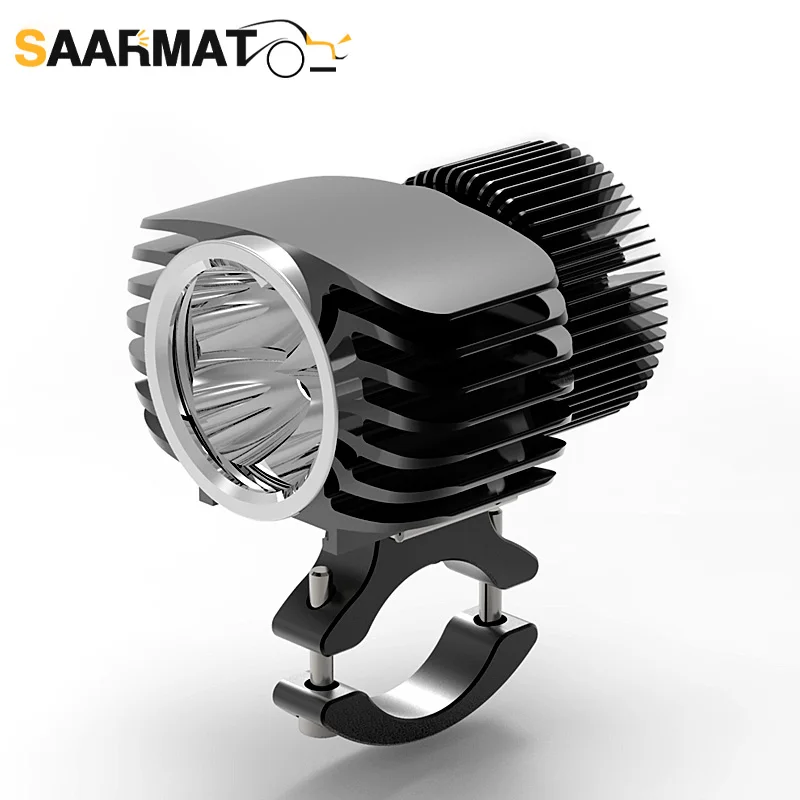 

LED Motorcycle Headlight Spotlight 18W 2700Lm Super Bright White Moto Fog DRL Headlamp Hunting Driving Lights (1 Piece) SAARMAT