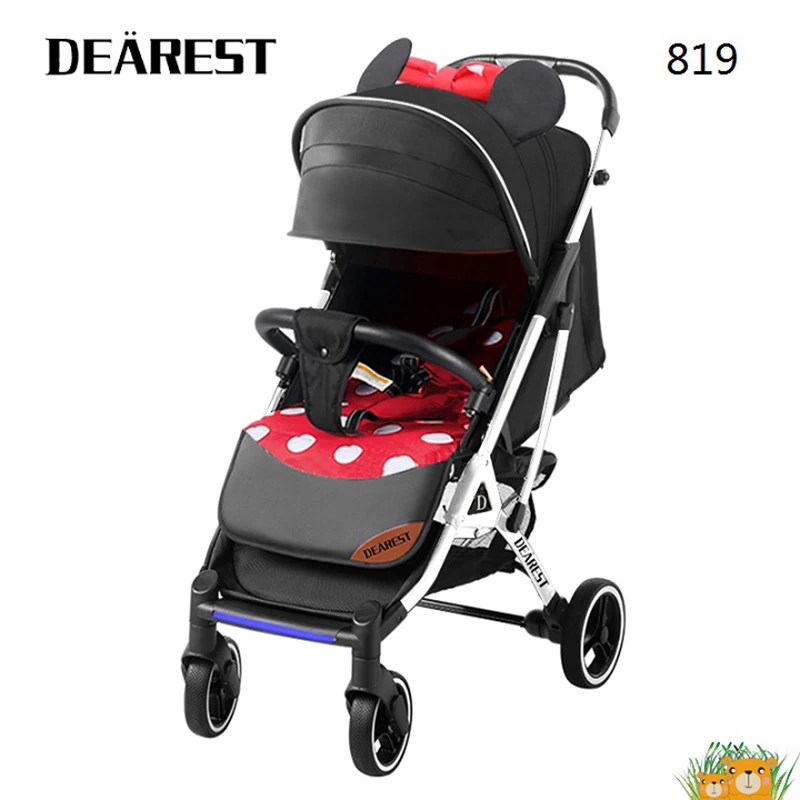 Deareat 819 New 2021 Baby Stroller Lying Down Or Damping Folding Children's Four Seasons Russia Free Checked 
Deareat 819 New 2021 Baby Stroller Lying Down Or Damping Folding Children's Four Seasons Russia Free Checked