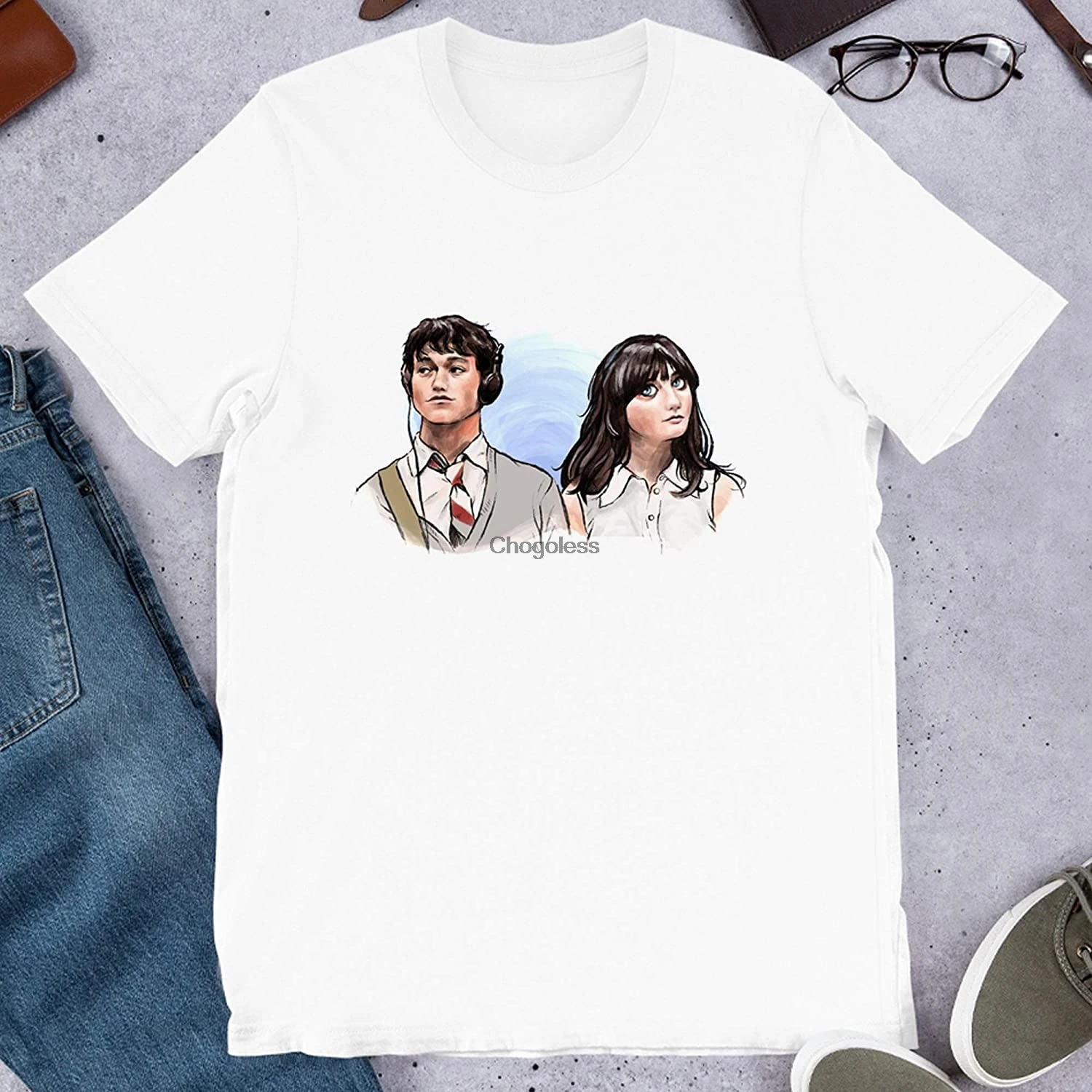 Tom 500 дней лета Zooey Deschanel Джозеф Гордон Левит Фанарт кинотеатр Забавный подарок для
