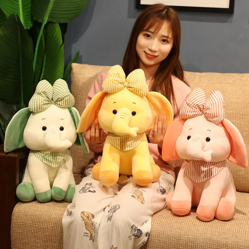 1pc 25/35/45cm Lovely Elephant Plush Toys Cartoon Animal Elephant with Bow Pillow Stuffed Soft Doll for Children Infant Gifts
1pc 25/35/45cm Lovely Elephant Plush Toys Cartoon Animal Elephant with Bow Pillow Stuffed Soft Doll for Children Infant Gifts