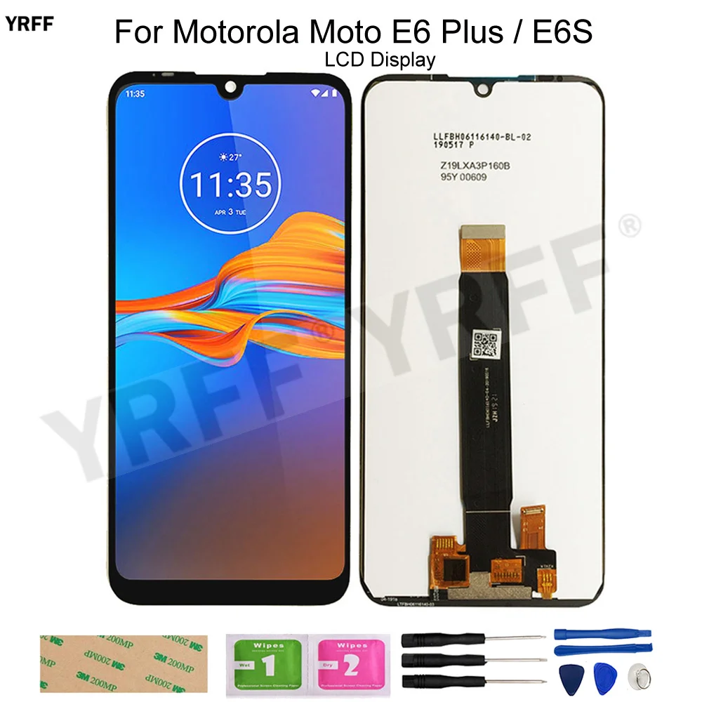 ЖК-экран для Motorola Moto E6 Plus, сенсорный экран с цифровым преобразователем в сборе для ремонта телефонов
ЖК-экран для Motorola Moto E6 Plus, сенсорный экран с цифровым преобразователем в сборе для ремонта телефонов