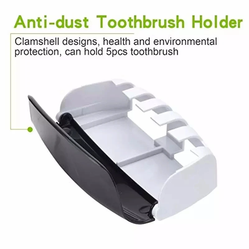 Automatic Toothpaste Dispenser Wall Mount Dust-proof Toothbrush Holder Wall Mount Storage Rack Bathroom Accessories Set Squeezer
Automatic Toothpaste Dispenser Wall Mount Dust-proof Toothbrush Holder Wall Mount Storage Rack Bathroom Accessories Set Squeezer