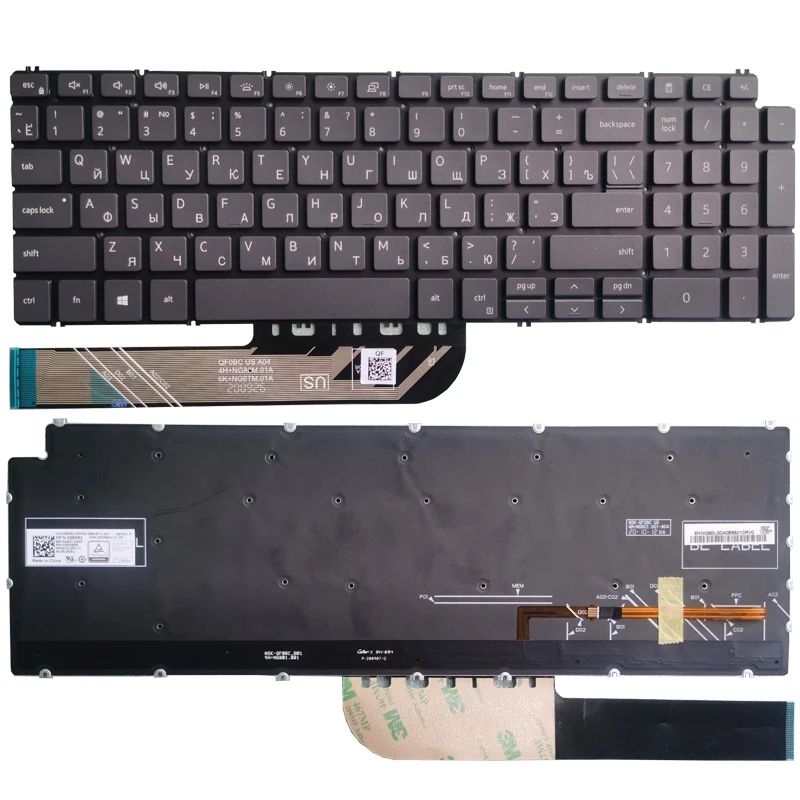 Клавиатура с русской раскладкой для ноутбука DELL Inspiron 15-5590 5591 5598 5593 5584 7590 7591 7790 P90F RU, черная с подсветкой, без рамки
Клавиатура с русской раскладкой для ноутбука DELL Inspiron 15-5590 5591 5598 5593 5584 7590 7591 7790 P90F RU, черная с подсветкой, без рамки