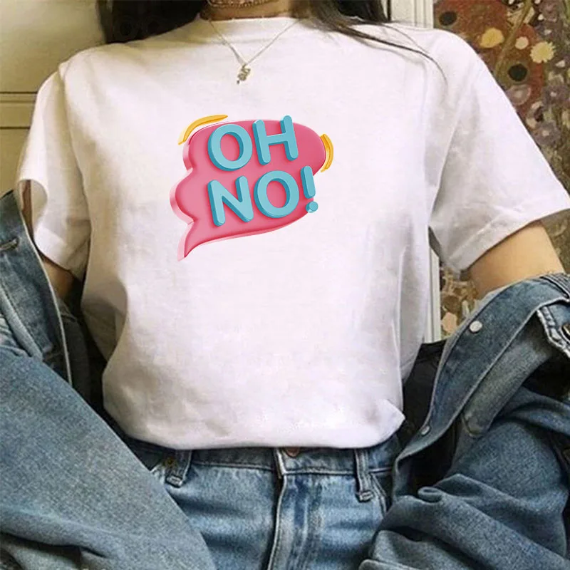 Women Clothing Tops T-shirts Female Trend Text Women's Summer Short Sleeve With Free Shipping Women-clothing Off White Shirt Tee
Women Clothing Tops T-shirts Female Trend Text Women's Summer Short Sleeve With Free Shipping Women-clothing Off White Shirt Tee