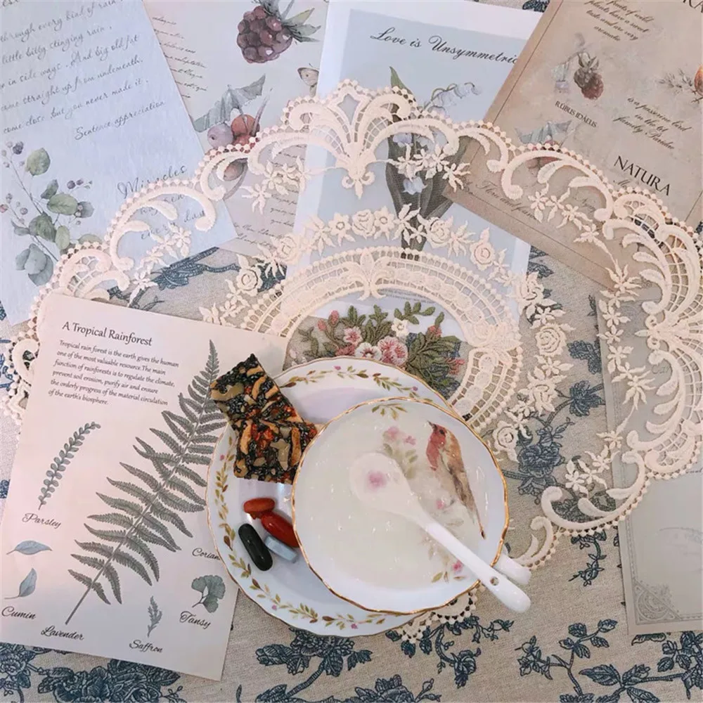 Table Embroidery Craft Placemat European Style Lace Fabric Insulation Plate Mat Anti-scald Coaster Dining Table Decoration
Table Embroidery Craft Placemat European Style Lace Fabric Insulation Plate Mat Anti-scald Coaster Dining Table Decoration