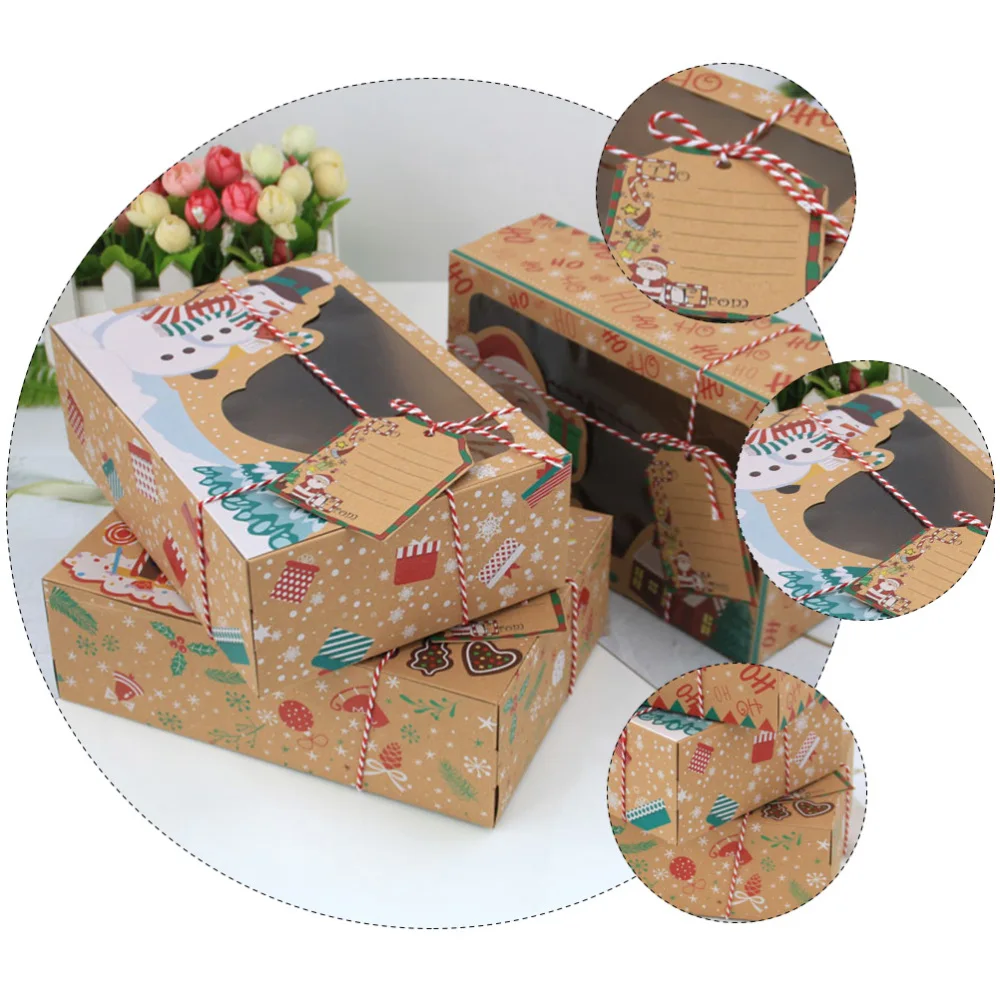 12pcs Christmas Cookie Boxes Portable Candies Baking Case Party Favor Holders
12pcs Christmas Cookie Boxes Portable Candies Baking Case Party Favor Holders