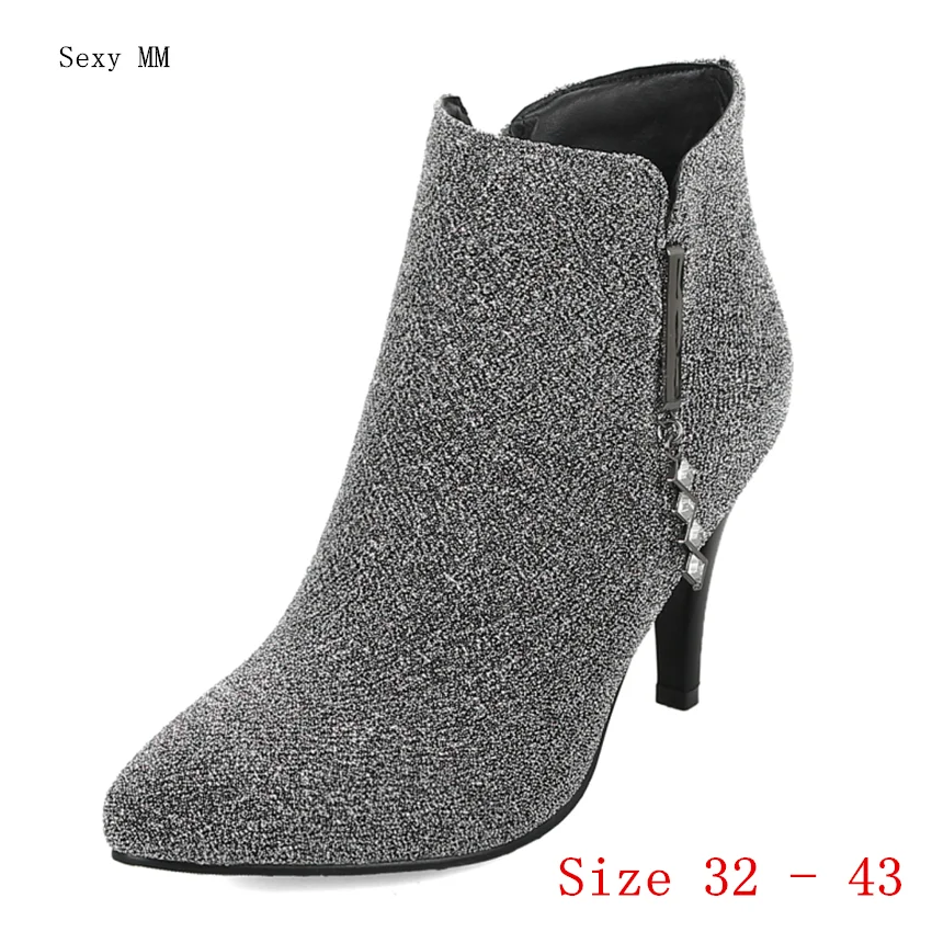 Spring Autumn High Heels Women Ankle Boots High Heel Shoes Woman Short Boots Small Plus Size 32 - 43
Spring Autumn High Heels Women Ankle Boots High Heel Shoes Woman Short Boots Small Plus Size 32 - 43