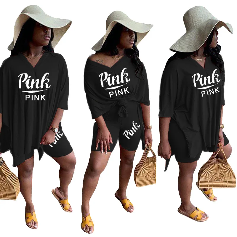 Wholesale a Large Number Of new Women's Tracksuit 2 Piece Set Casual Loose Fashion Solid Color Letter V-neck Printing Suit 
Wholesale a Large Number Of new Women's Tracksuit 2 Piece Set Casual Loose Fashion Solid Color Letter V-neck Printing Suit