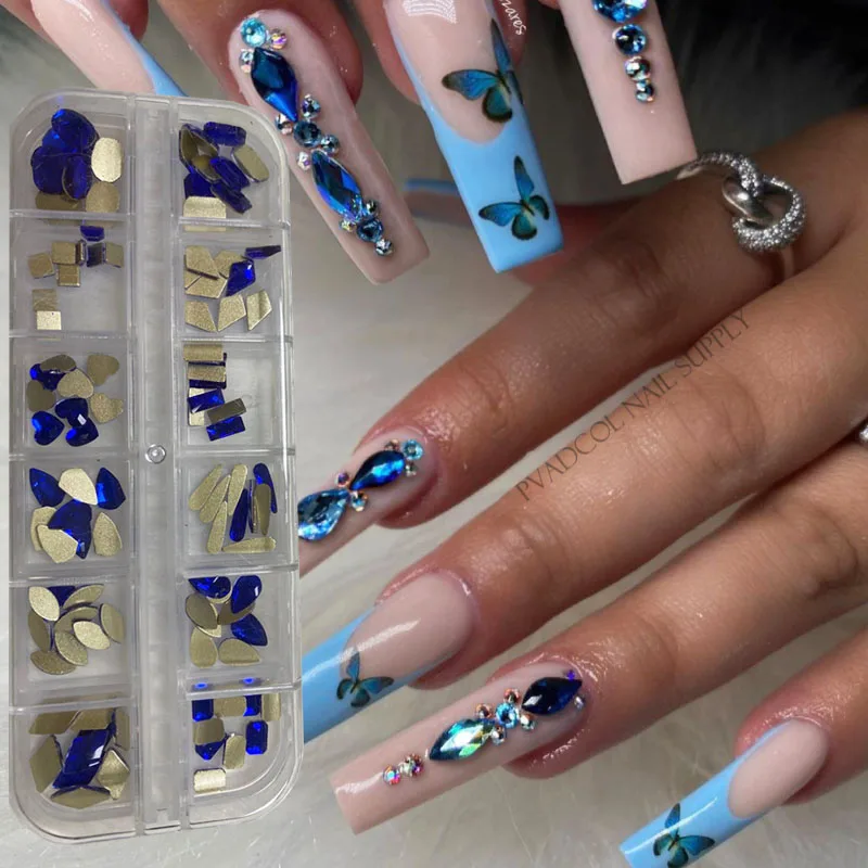 120pcs Nail Art Rhinestones Crystal Gems Mixed Shape Flatback 3D Tips Nail Glitter Art Decoration
120pcs Nail Art Rhinestones Crystal Gems Mixed Shape Flatback 3D Tips Nail Glitter Art Decoration