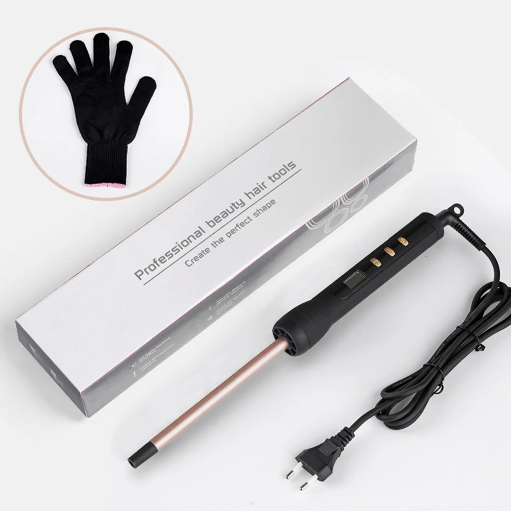9mm LCD Curling Professional Ceramic Flat Iron Curling Wand Thin Hair Curler for Women and Men Hair Styling Adjustable Tools
9mm LCD Curling Professional Ceramic Flat Iron Curling Wand Thin Hair Curler for Women and Men Hair Styling Adjustable Tools