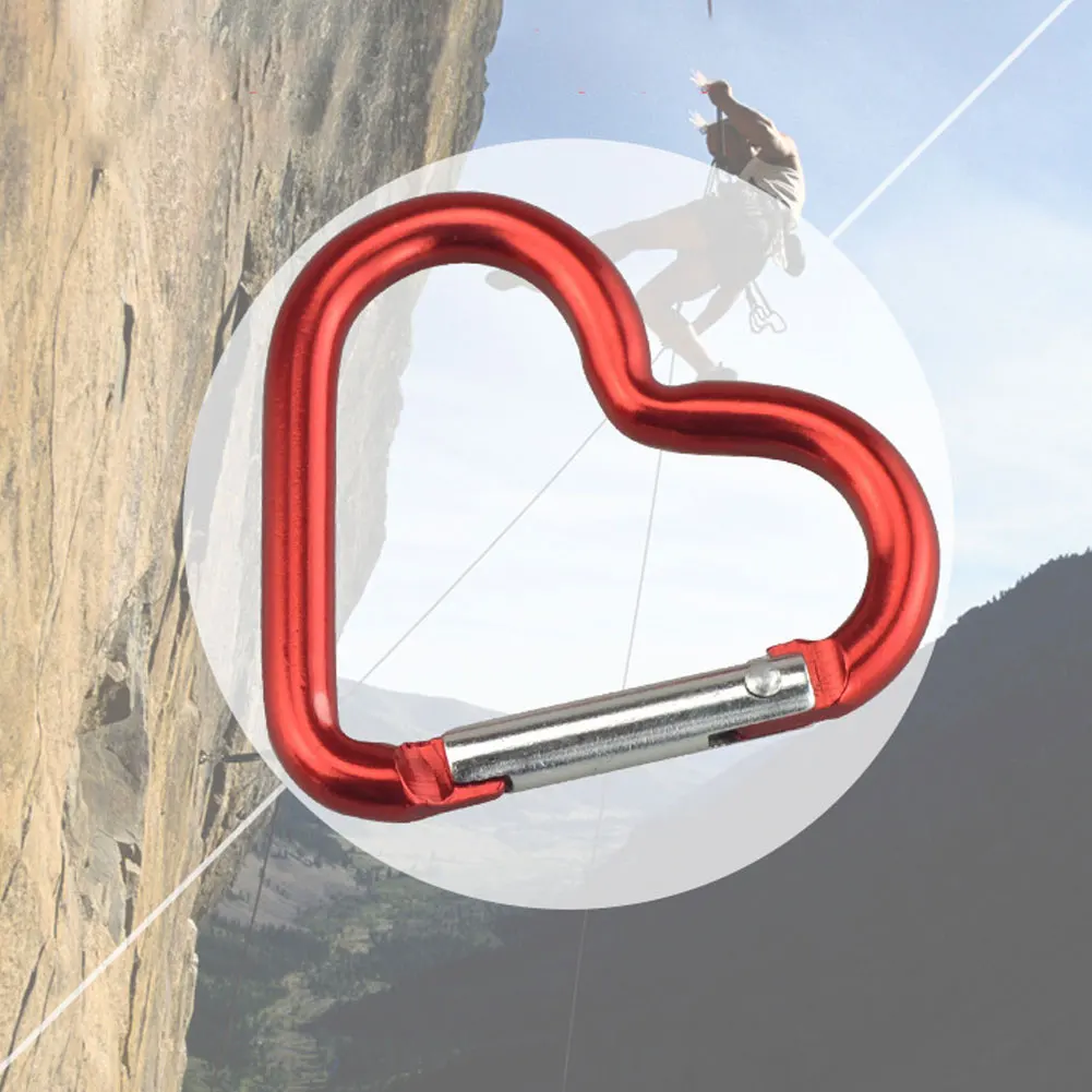 5/10/20 Heart-shaped Carabiner Aluminum Alloy Hanging Buckle Heart-shaped Carabiner Carabiner Rock Climbing Tool
5/10/20 Heart-shaped Carabiner Aluminum Alloy Hanging Buckle Heart-shaped Carabiner Carabiner Rock Climbing Tool