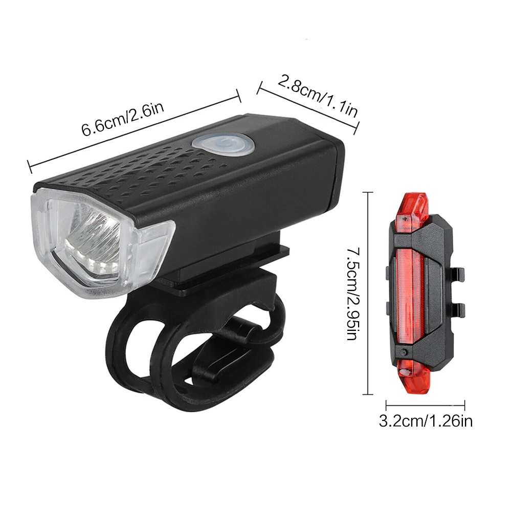 Bicycle Lights Bike Bicycle Light USB LED Rechargeable Set Mountain Cycle Back Headlight Lamp Mountain Cycle Front Flashlight
Bicycle Lights Bike Bicycle Light USB LED Rechargeable Set Mountain Cycle Back Headlight Lamp Mountain Cycle Front Flashlight